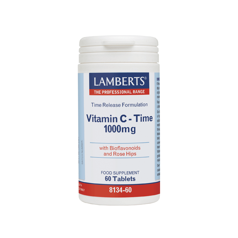 Lamberts Vitamin C Time Release 1000mg - Sustained immune support and energy production.