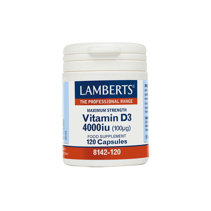 Lamberts Vitamin D 4000iu (100μg) - High potency bone and immune health support.