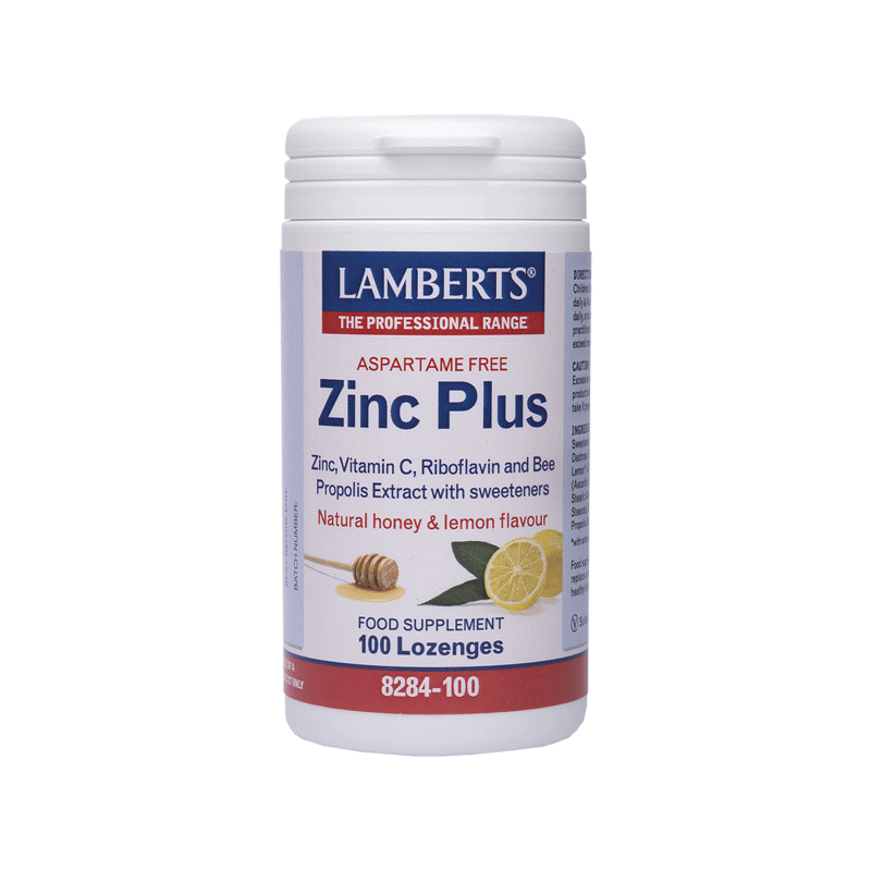 Lamberts Zinc Plus Lozenges - Immune support and throat soothing.