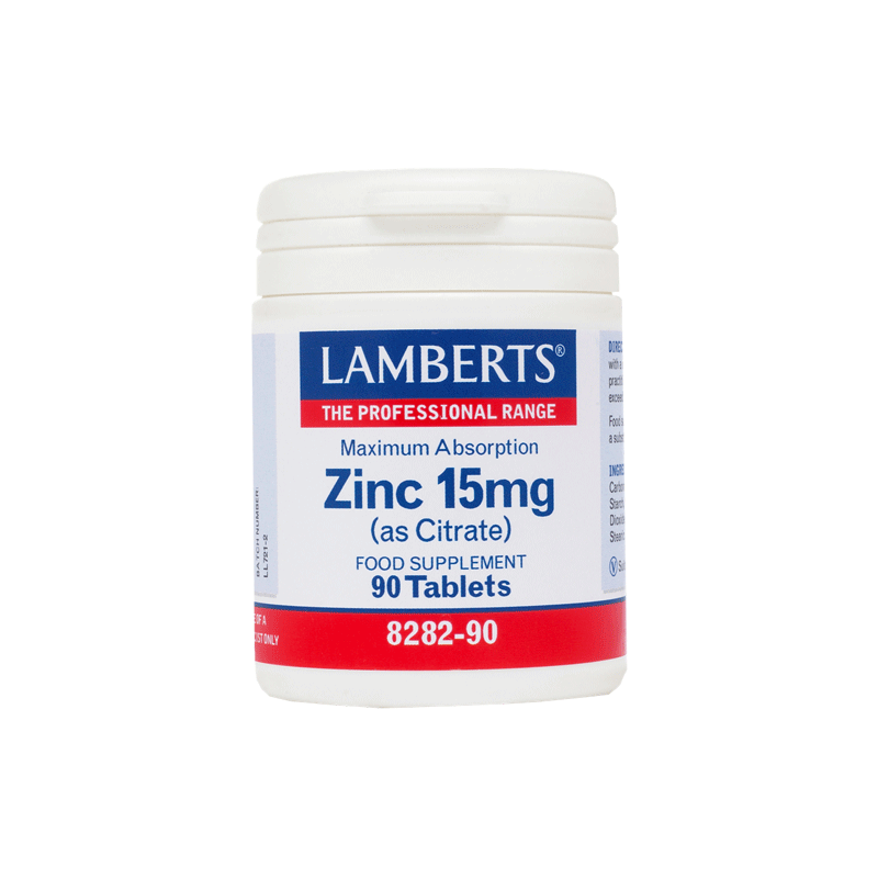 Lamberts Zinc 15mg - Essential mineral support.