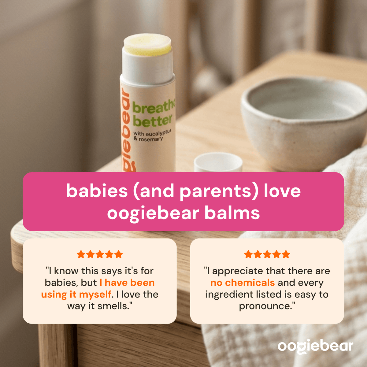 Oogiebear organic breathing rub