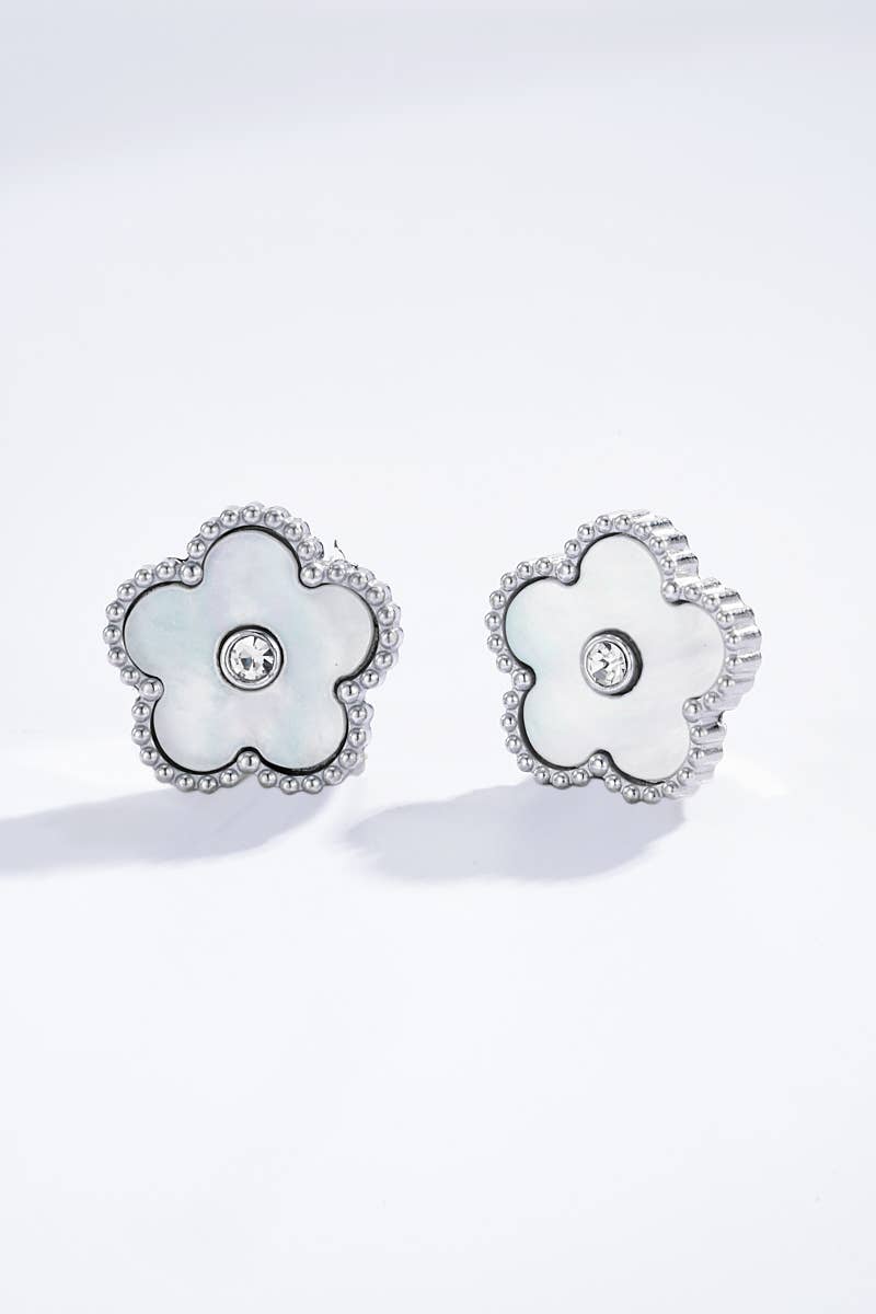 Stainless steel earrings 124AQ335: Gold