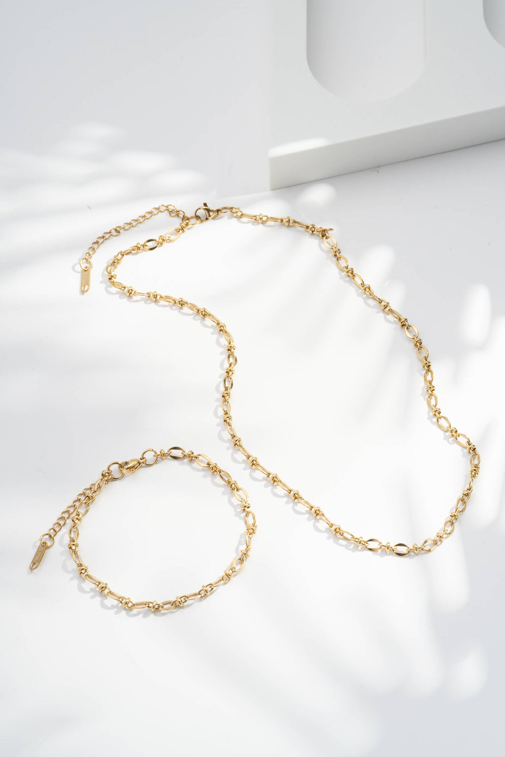 Chain Necklaces Pure Link Delicate Gold Stainless Steel