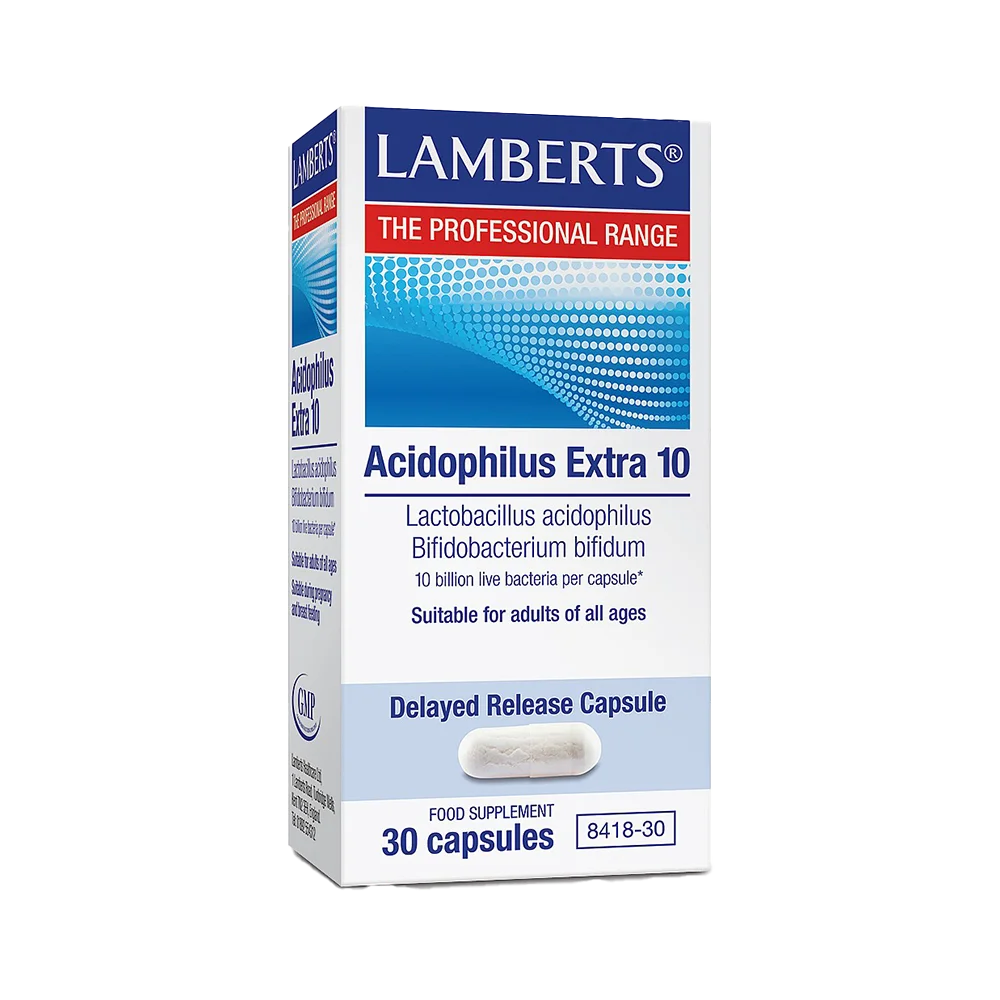 Lamberts Acidophilus Extra 10 - Advanced gut health support.