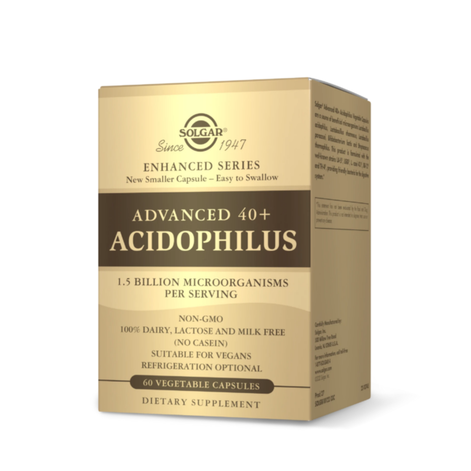 Solgar Advanced 40+ Acidophilus - 60 capsules