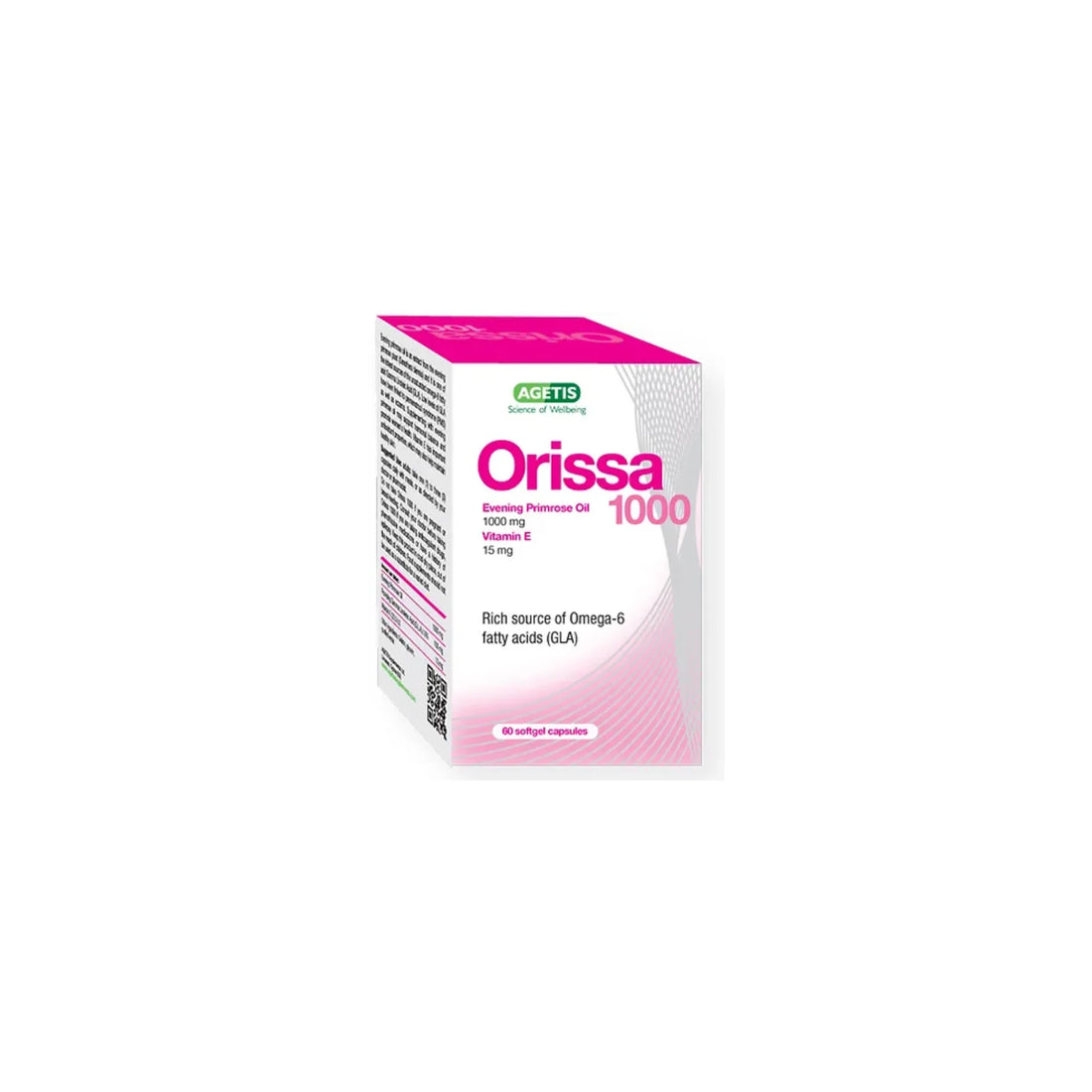 ORISSA 1000mg Evening Primrose Oil Softgel Capsules.