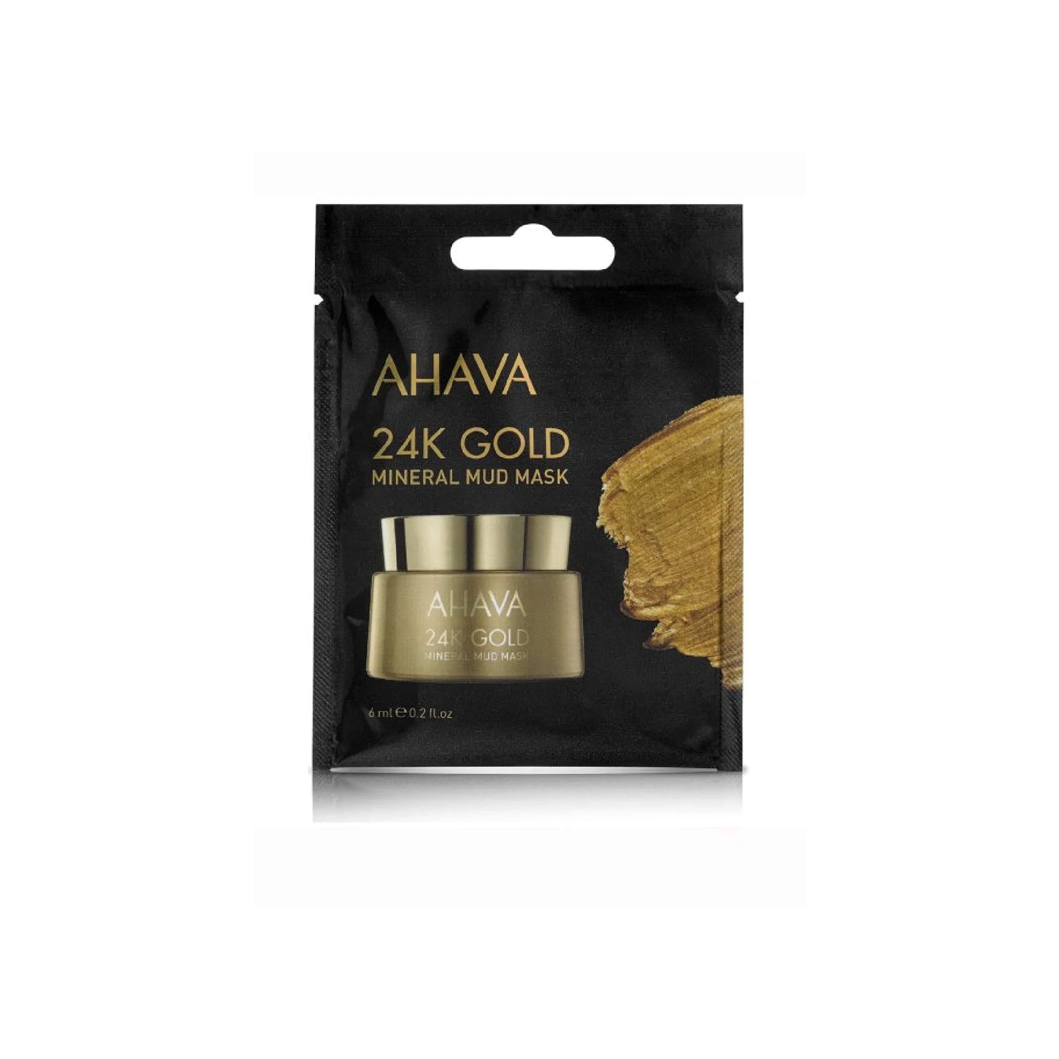 Ahava 6ml Single Use 24k Gold Mineral Mud Mask