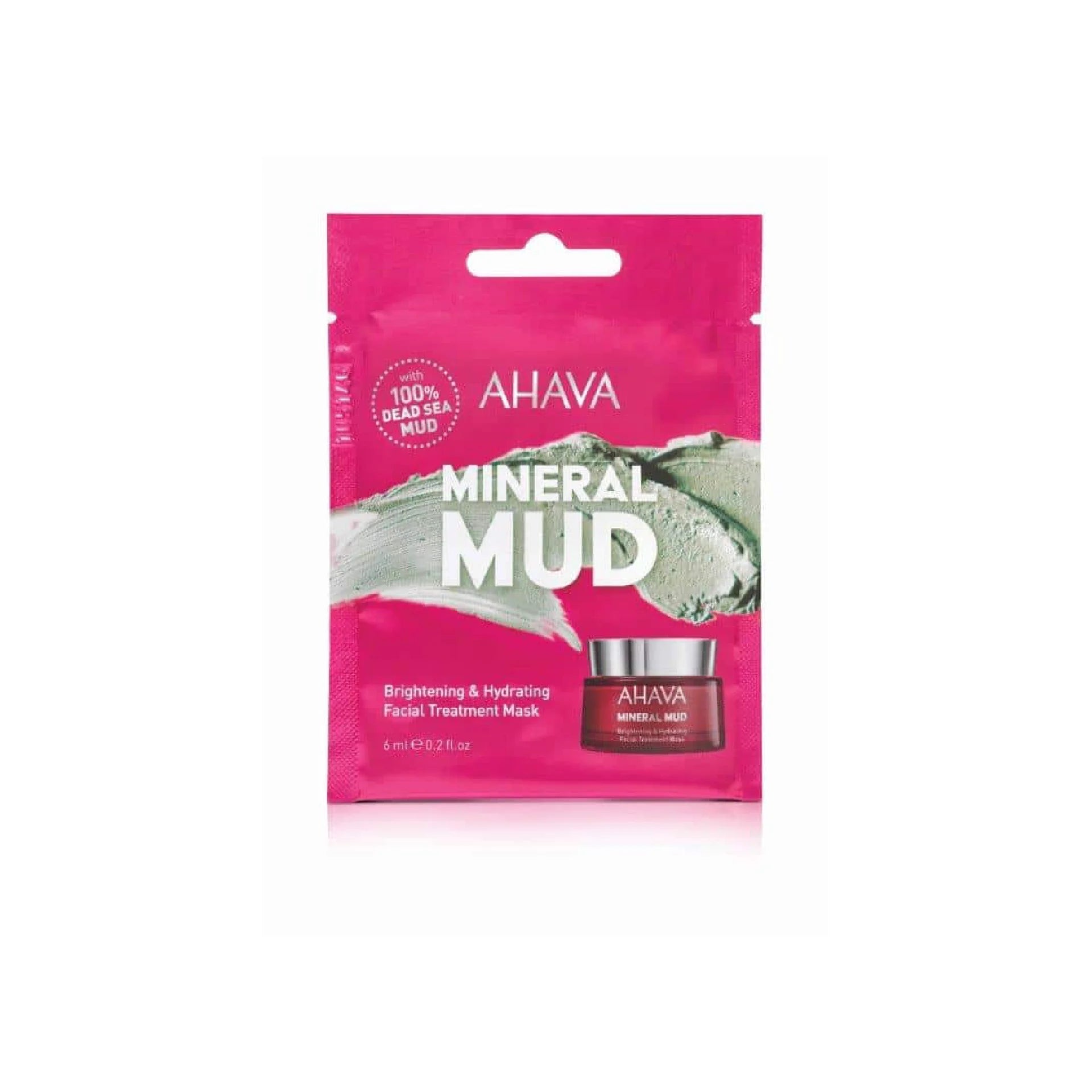 AHAVA Brightening Hydration Mask single-use packs for hydration and luminous skin.