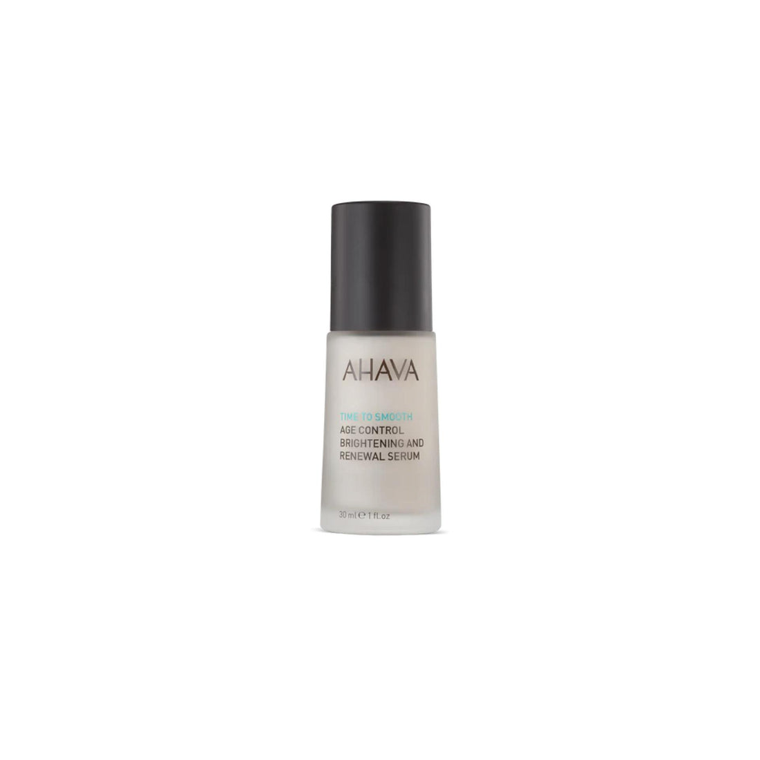 AHAVA Age Control Brightening and Renewal Serum in a sleek bottle for youthful skin.