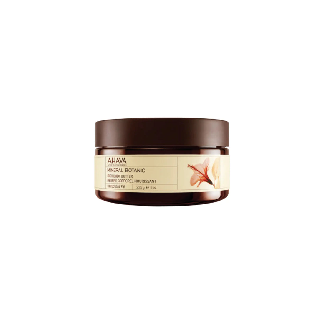 AHAVA Mineral Botanic Hibiscus &amp; Fig Body Butter for nourishing and softening dry skin.