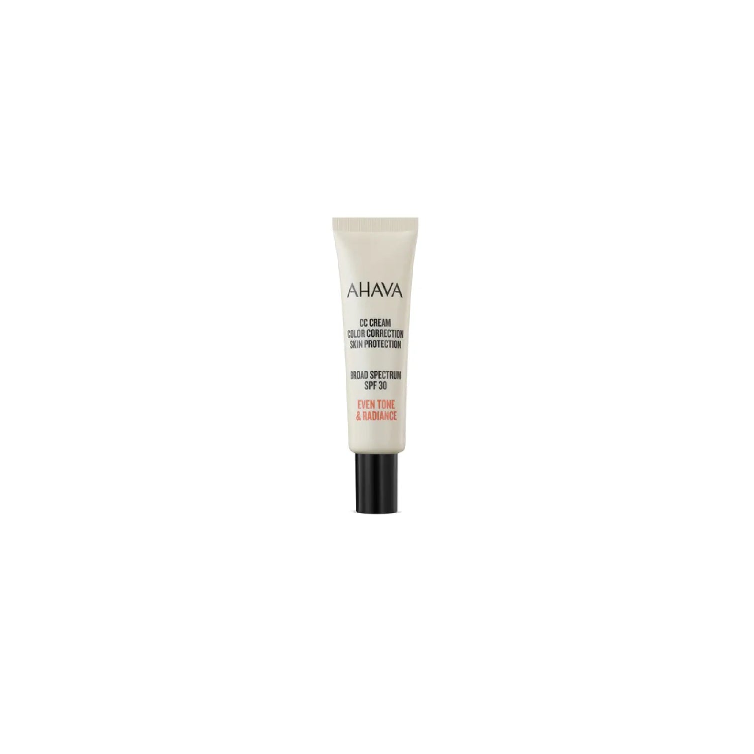 Ahava CC Color Correction Cream SPF30 for even skin tone and radiant complexion.
