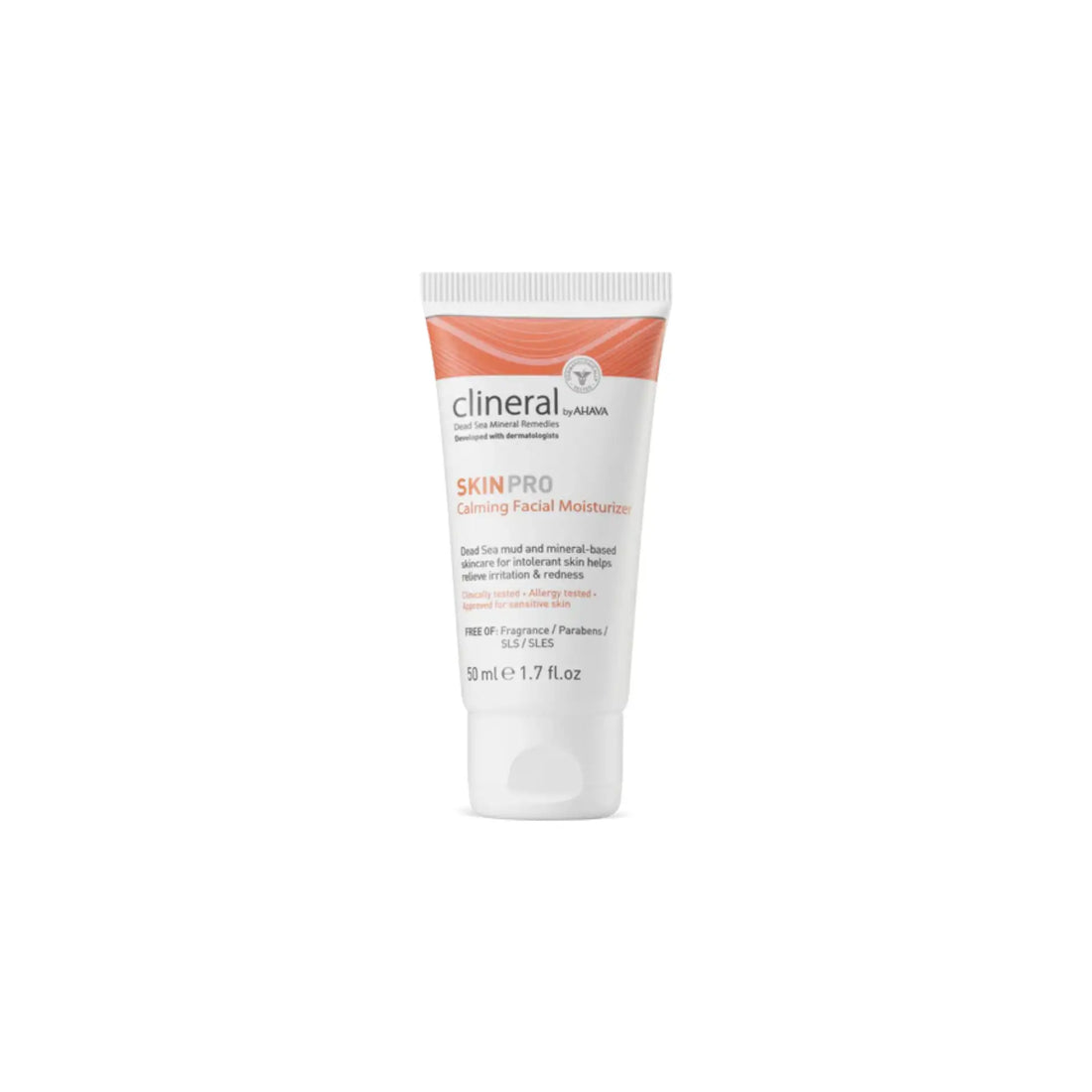 hava Clineral SKINPRO Calming Facial Moisturizer for sensitive and redness-prone skin.