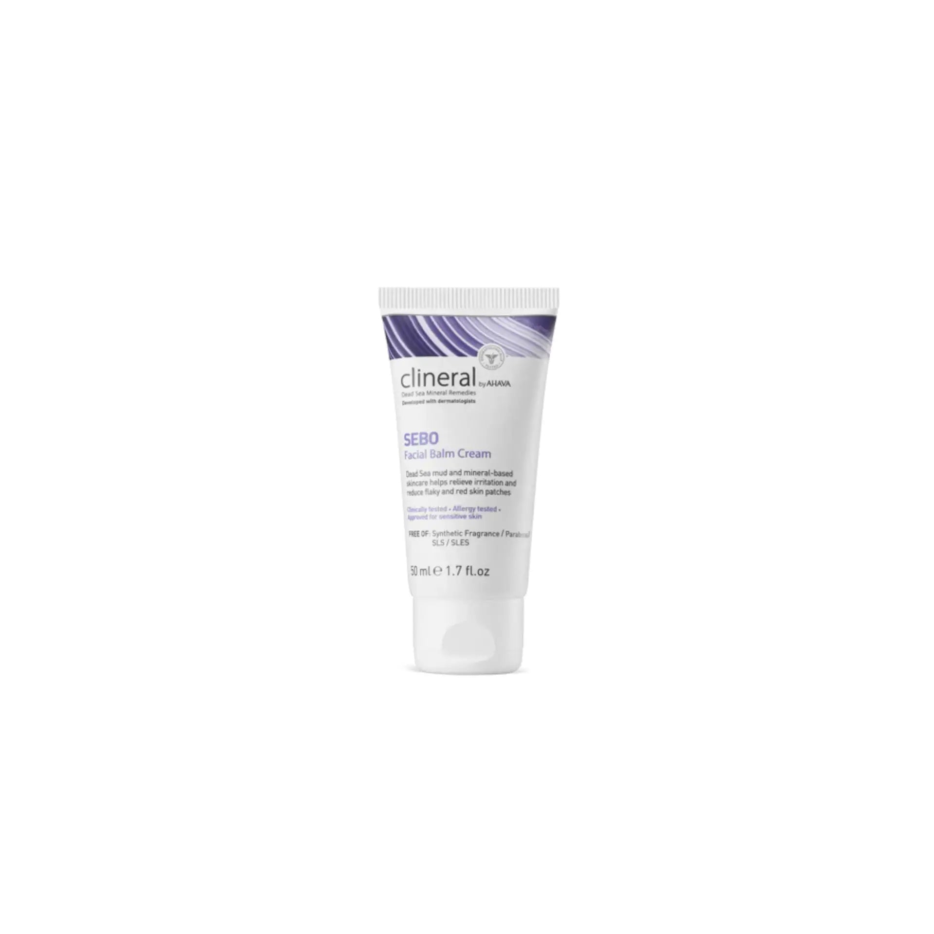 Ahava Clineral SEBO Facial Balm Cream for soothing and nourishing sensitive skin.