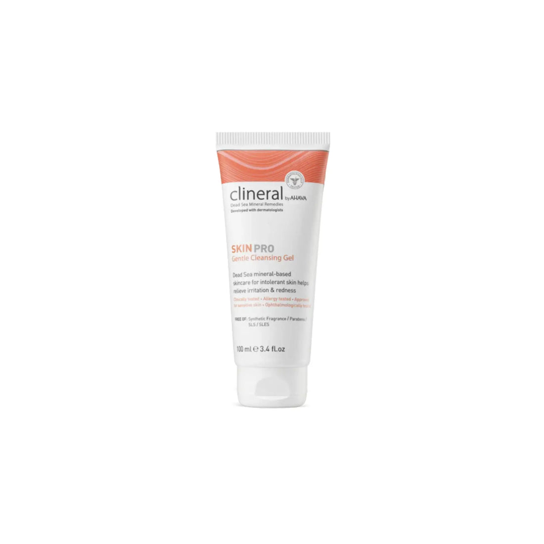 Ahava Clineral SKINPRO Gentle Cleansing Gel for sensitive skin care.