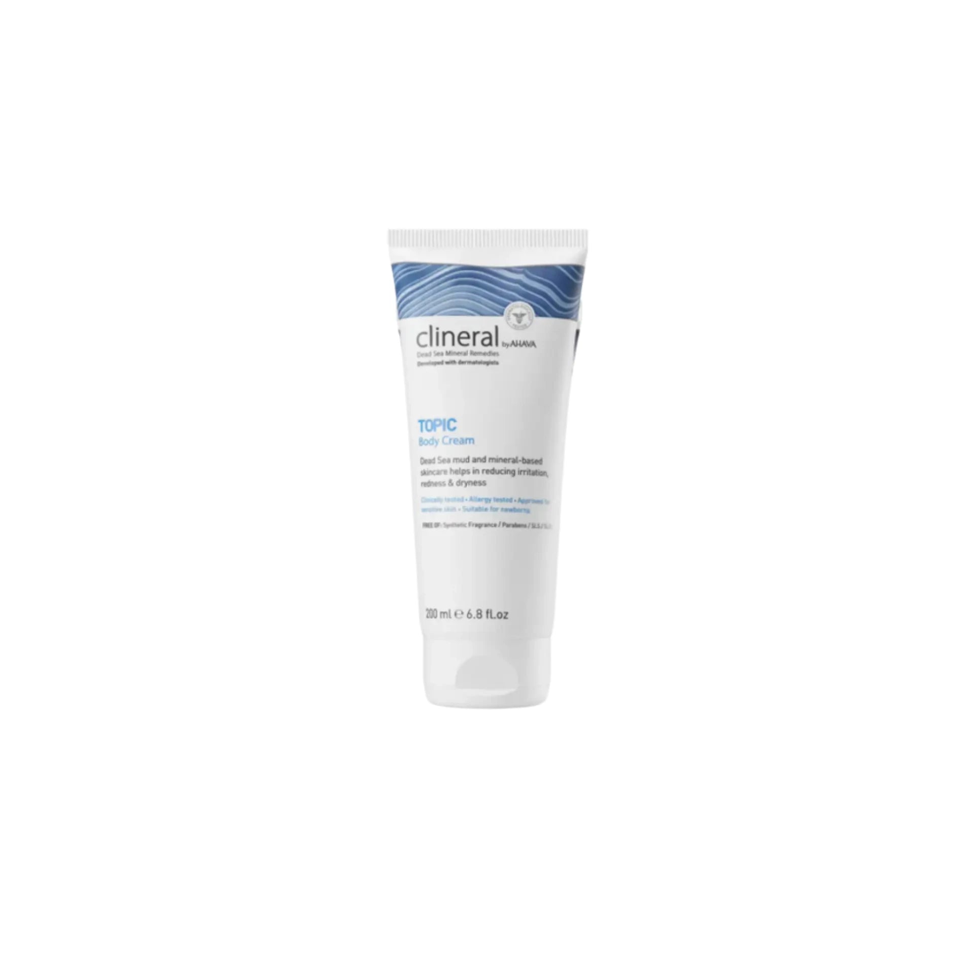 Ahava Clineral TOPIC Body Cream for hydrating and soothing dry, sensitive skin.