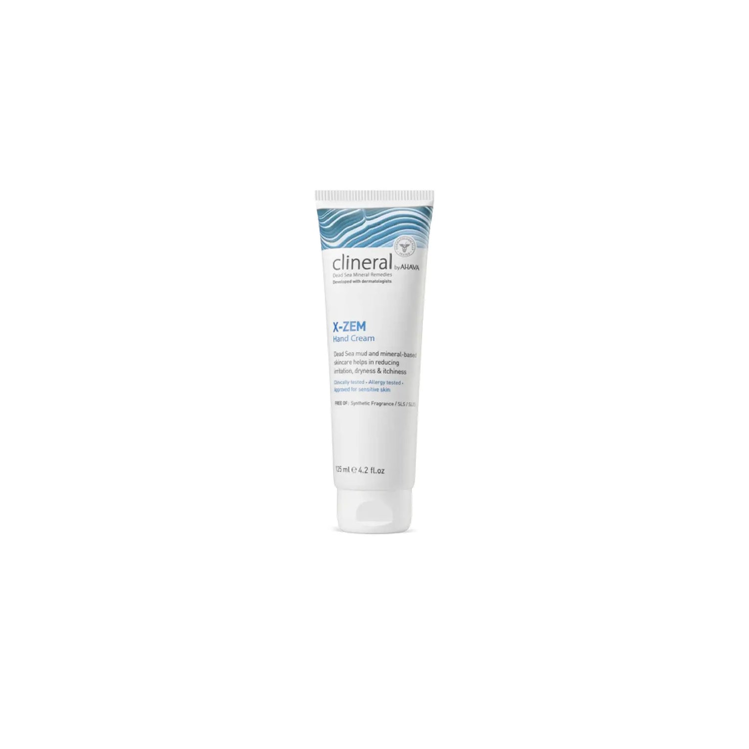 Ahava Clineral X-Zem Hand Cream for soothing and moisturizing dry skin.