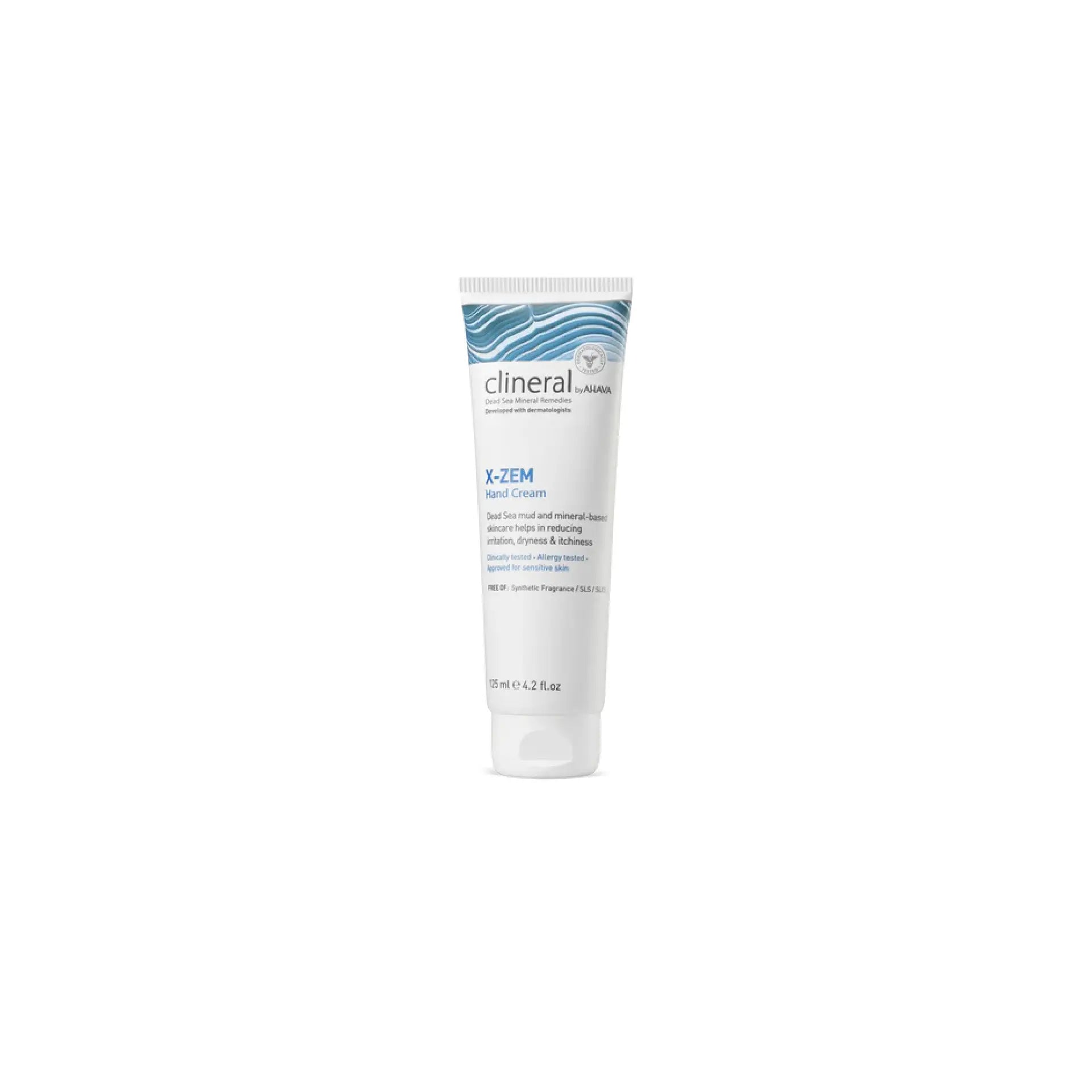 Ahava Clineral X-Zem Hand Cream for soothing and moisturizing dry skin.