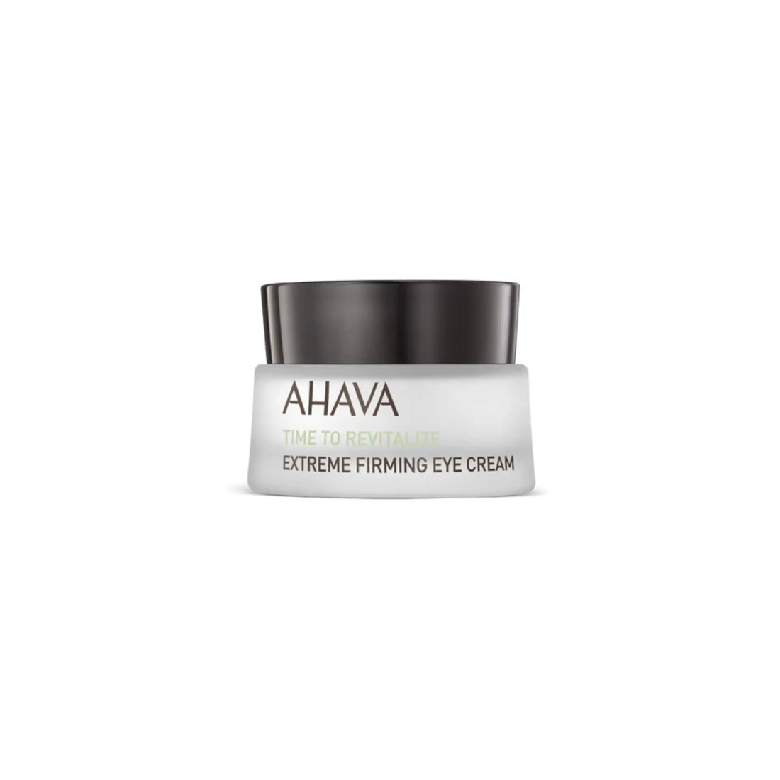 Ahava Extreme Firming Eye Cream with Dead Sea minerals and Red Microalgae for firming, smoothing, and hydrating the eye area.