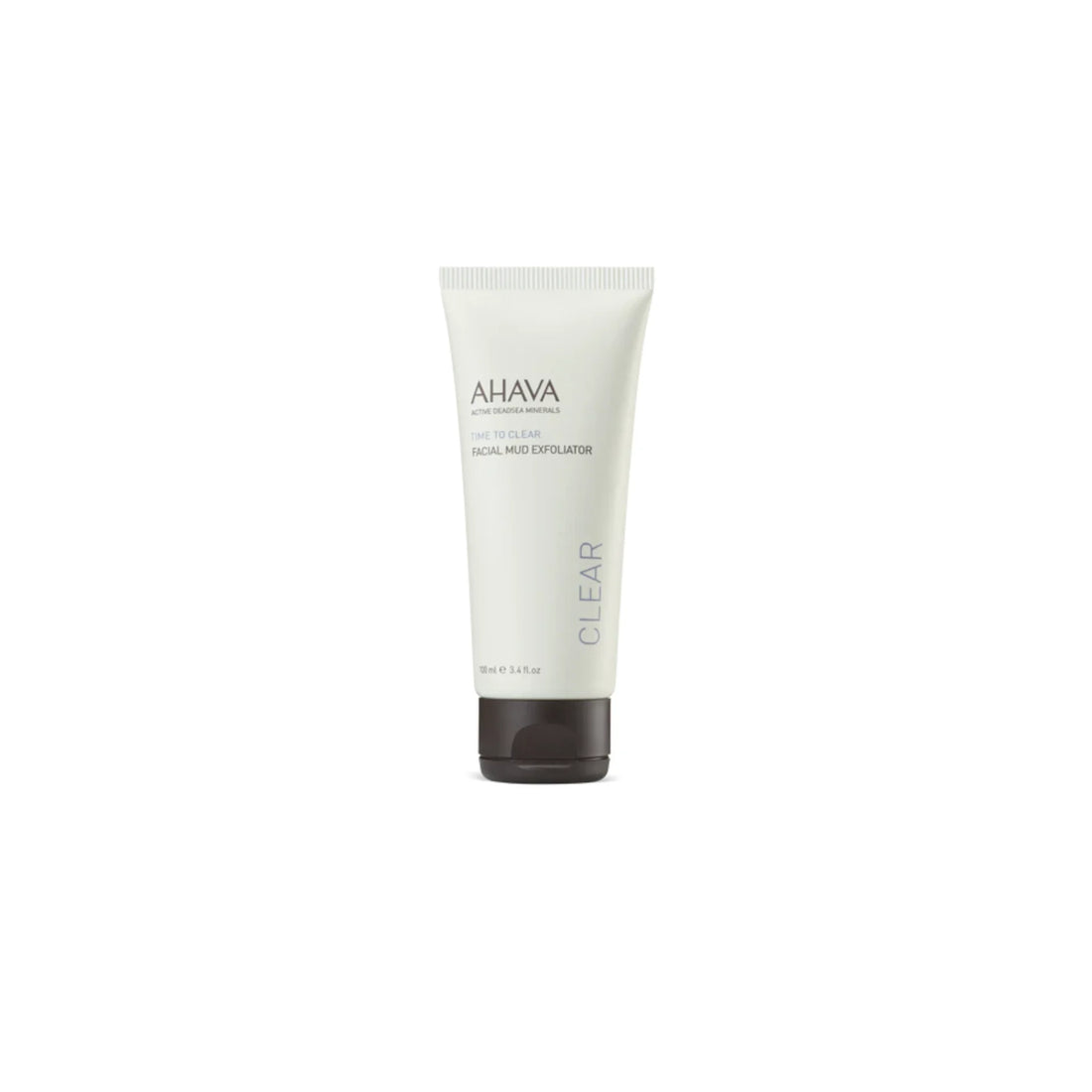 AHAVA Facial Mud Exfoliator – Gentle exfoliating scrub with Dead Sea minerals.