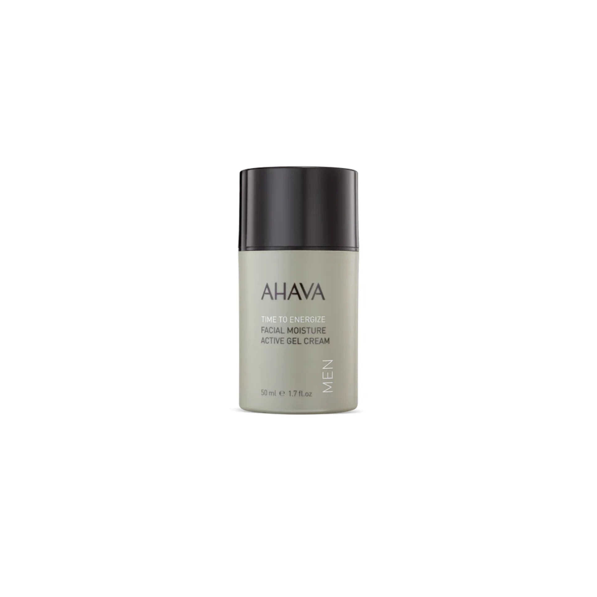 AHAVA Men's Facial Moisture Active Gel-Cream for hydrated and soothed skin.