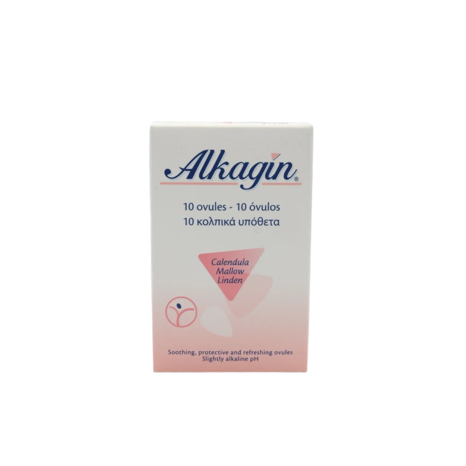 Alkagin Vaginal Ovules for soothing and protective care.