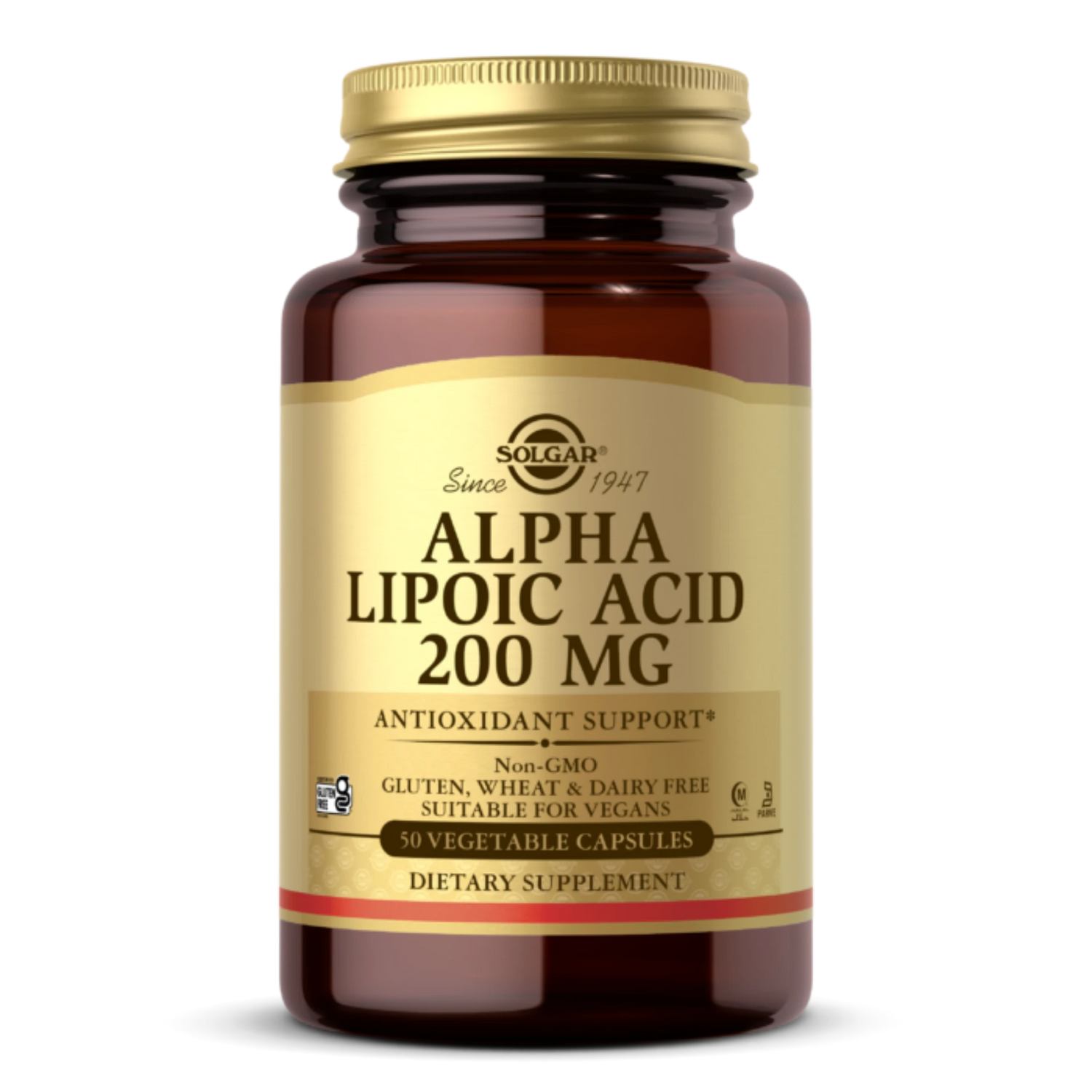 Solgar Alpha Lipoic Acid 200mg - 50 capsules