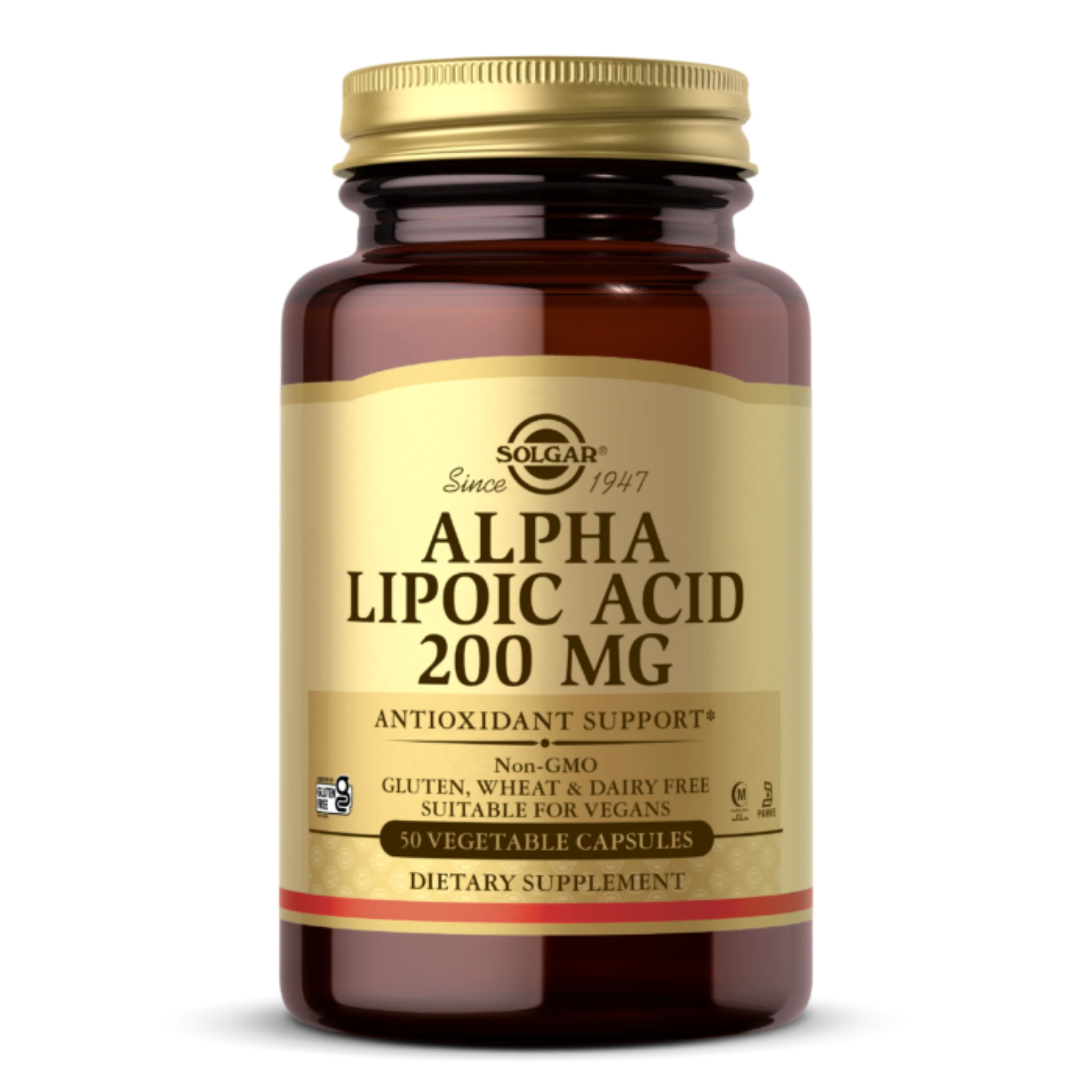 Solgar Alpha Lipoic Acid 200mg - 50 capsules