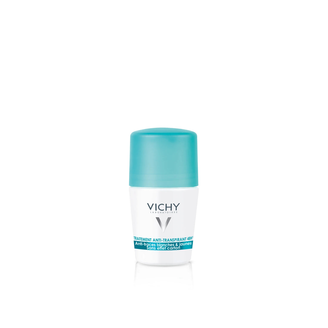 Vichy Deodorant 48H Anti-Stain Roll-On - Long-lasting protection without stains.