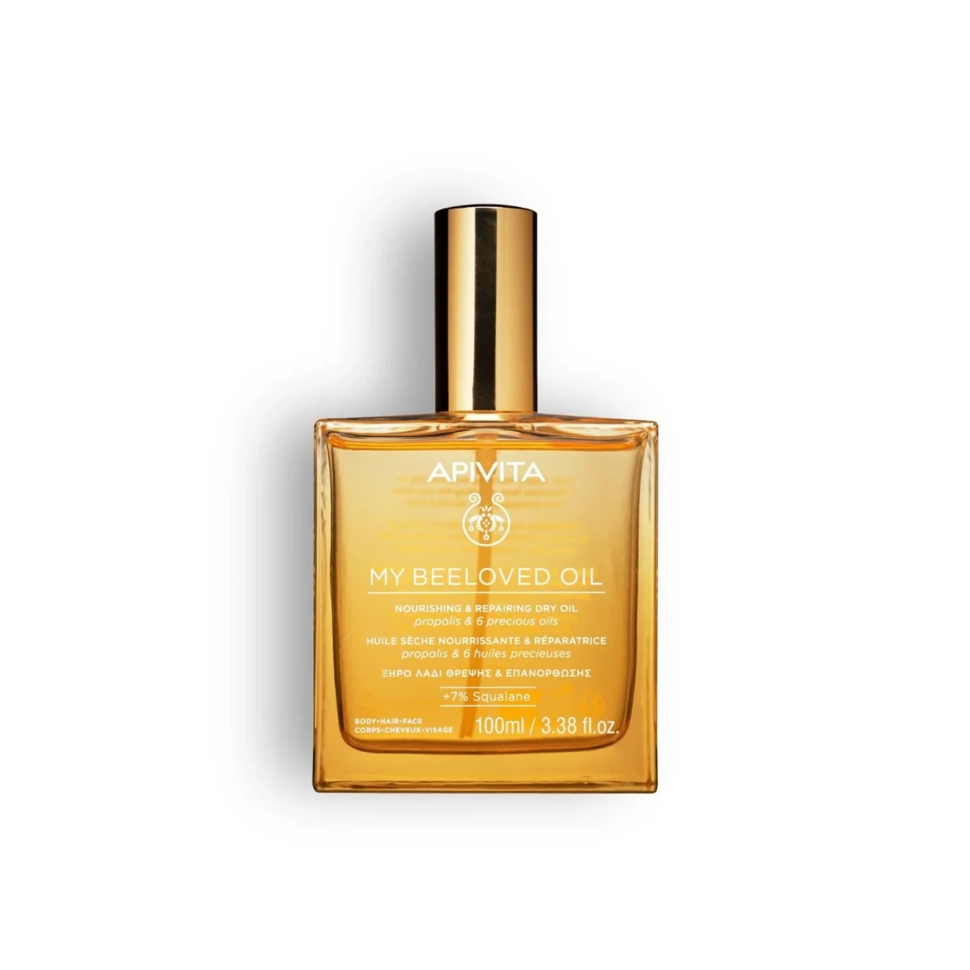 Apivita My Beeloved Nourishing & Repairing Dry Oil – natural dry oil for body, hair & face