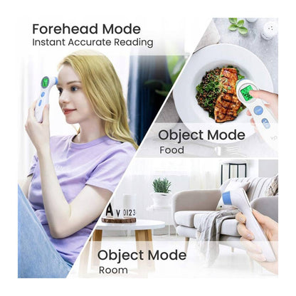 Non Contact Forehead Digital Thermometer Easy Use &amp; Carry: No Light Display