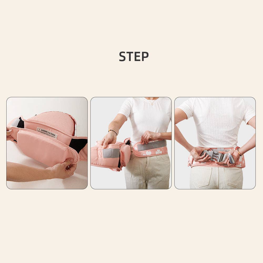 Ergonomic Hipseat: Pink