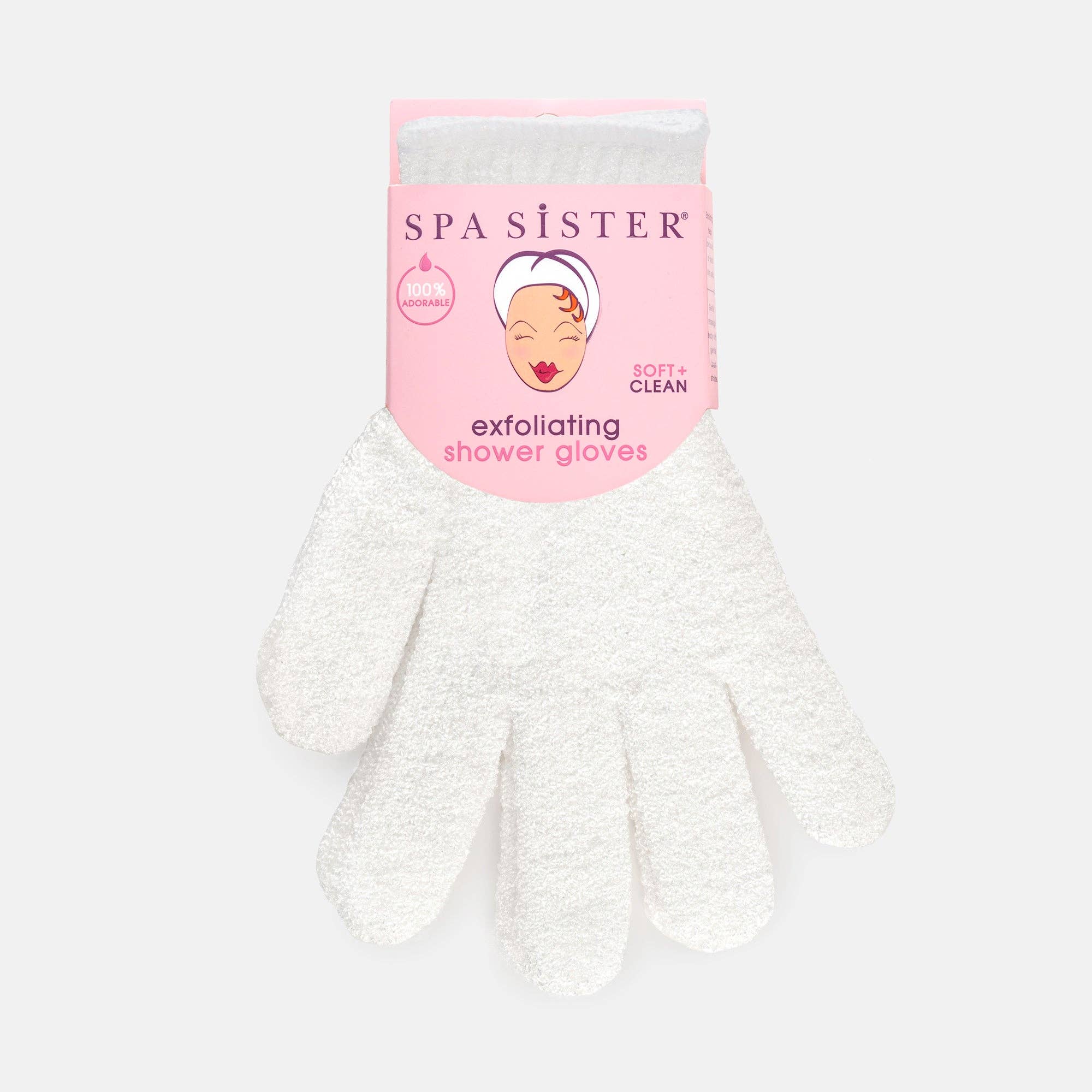 Exfoliating Shower Gloves 1pr.: BEIGE