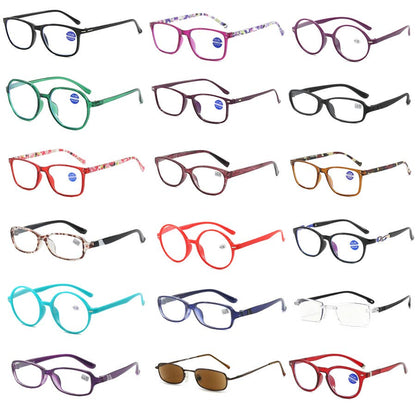 Assorted Reading Glasses For Men And Women: 1.00~2.50 / Men + Women Mixed 24 Pairs