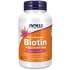 NOW Foods Biotin 10 mg (10,000 mcg) Extra Strength Veg Capsules - Supports healthy hair, skin, and nails.