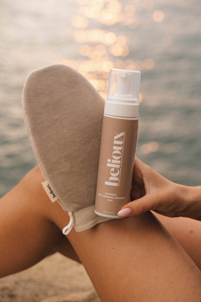 Helioux Self Tanning Mousse 1-3 Hour Express | Dark | Self Tanner