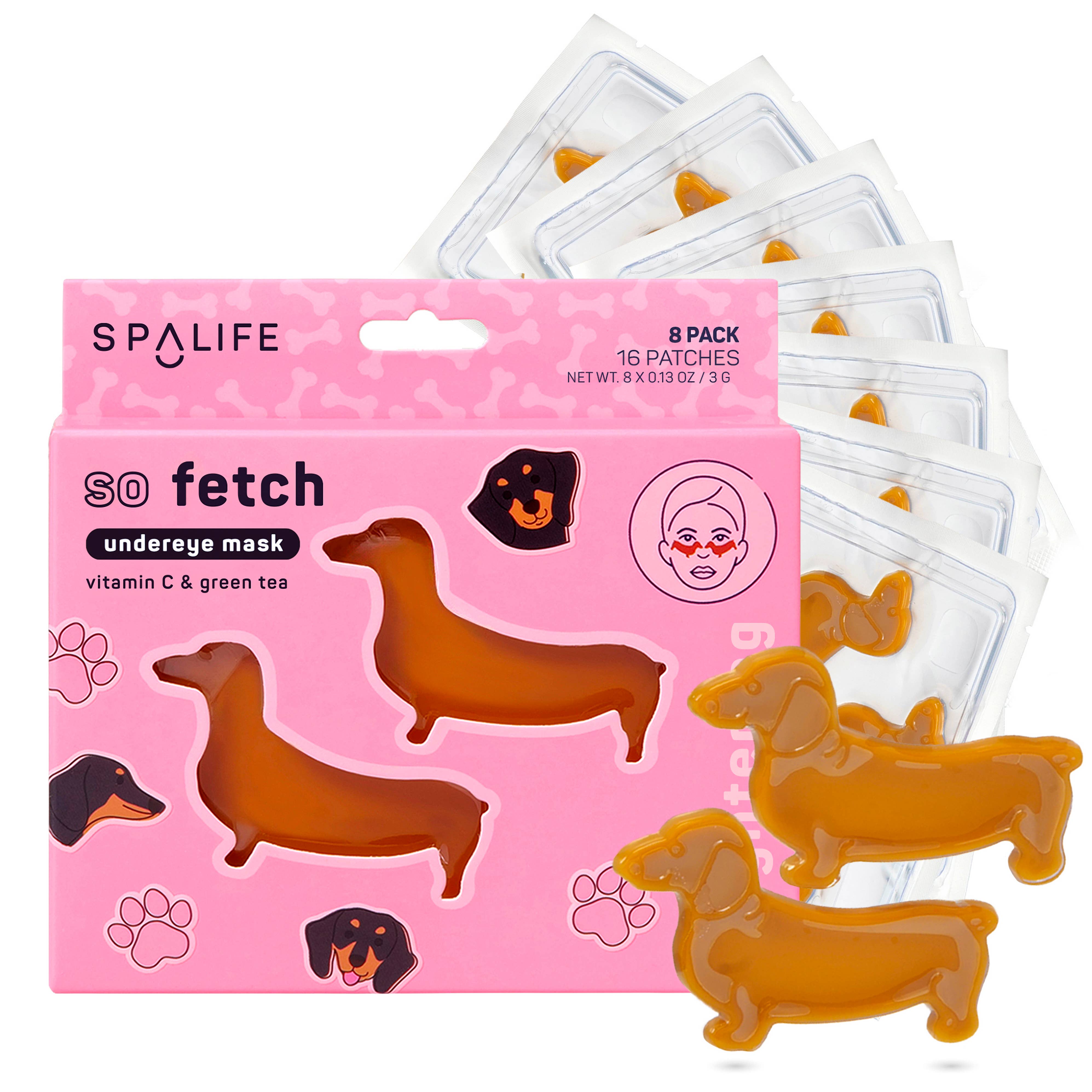 So Fetch Viral Dachshund Dog Eye Patches l Beauty Gift 8 ct 