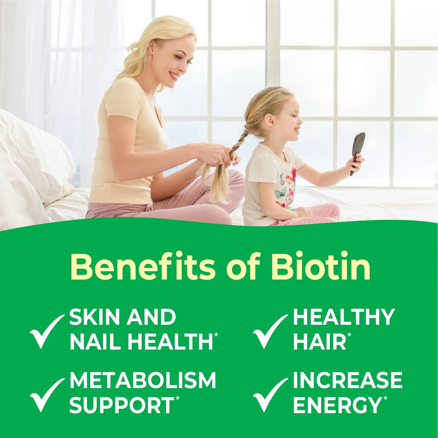 VitaWorks Kids Biotin Chewables, Hair Skin and Nails: Natural Orange Flavor / 120 Count
