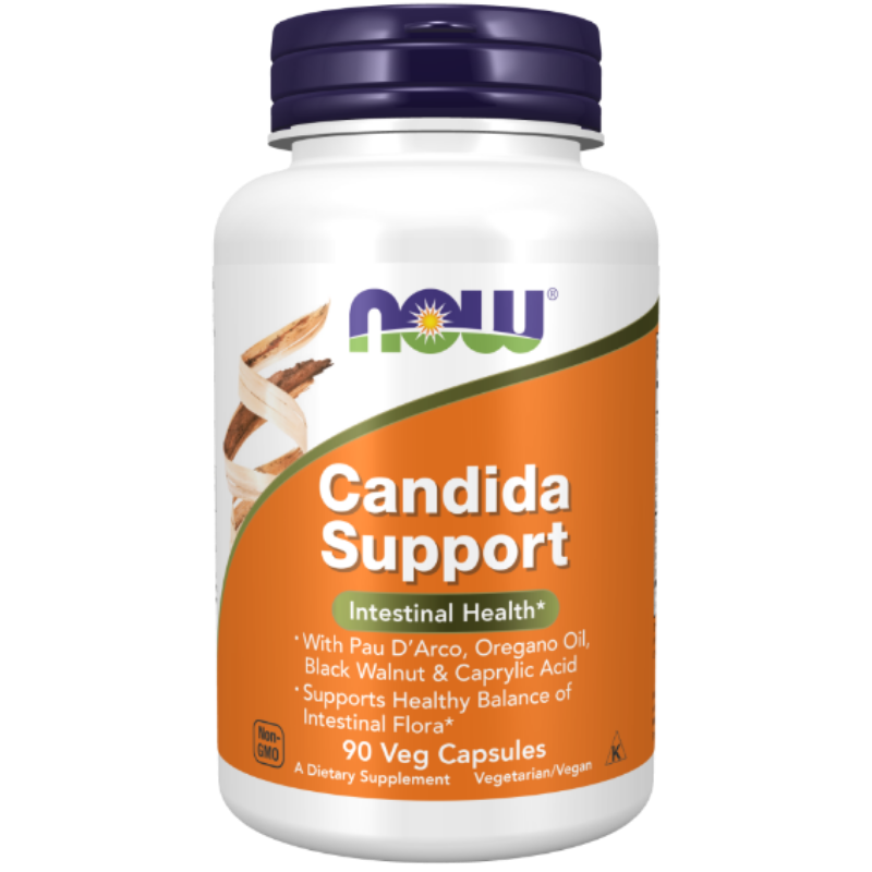 NOW Foods Candida Support Veg Capsules - Supports healthy intestinal flora.