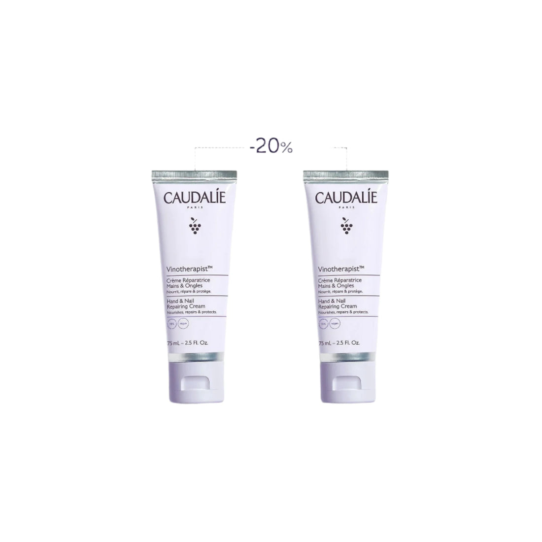 Caudalie Vinotherapist Hand &amp; Nail Repairing Cream Duo – Nourishing &amp; Protective