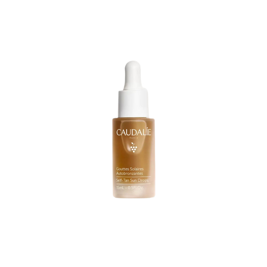 Caudalie Self-Tan Sun Drops for a customizable tan and radiant complexion.