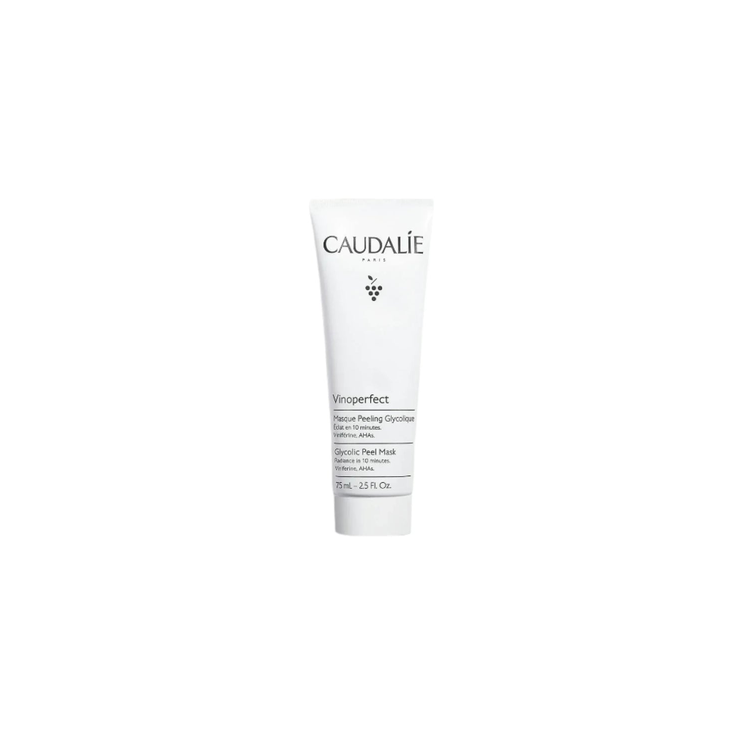 Caudalie Vinoperfect Glycolic Peel Mask – exfoliating mask designed to brighten and renew skin for a radiant complexion.