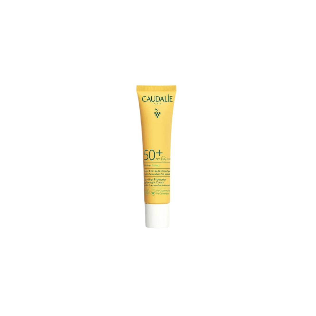 Caudalie Very High Protection Lightweight Cream SPF 50 – Lightweight sun cream for face with high SPF protection.