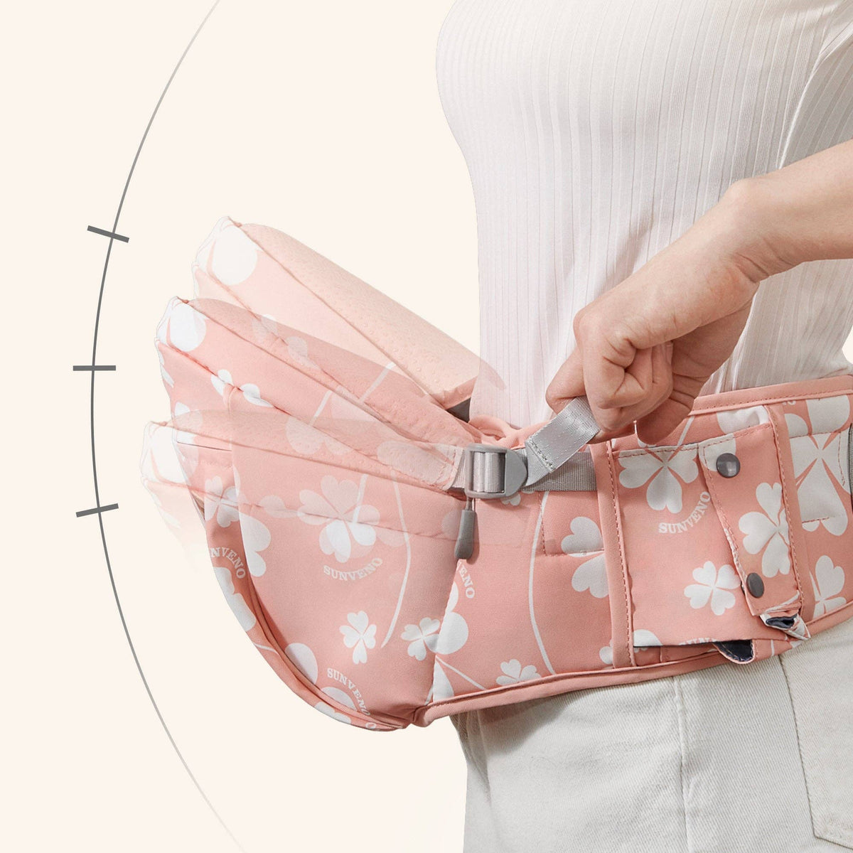 Ergonomic Hipseat: Pink
