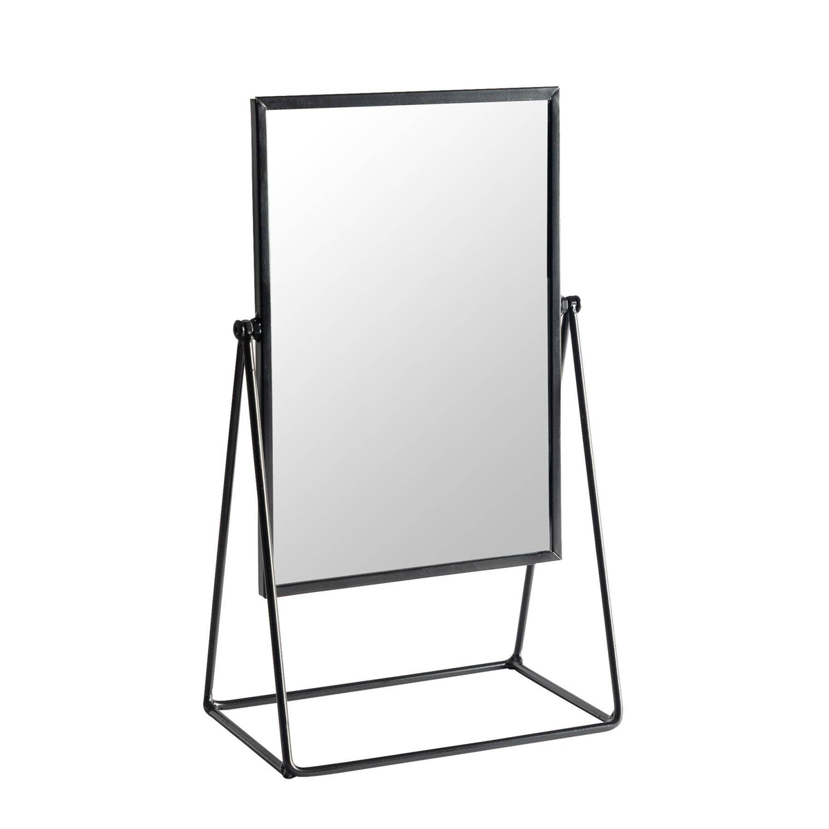 Harbour Housewares Dressing Table Mirror - 22cm - Black
