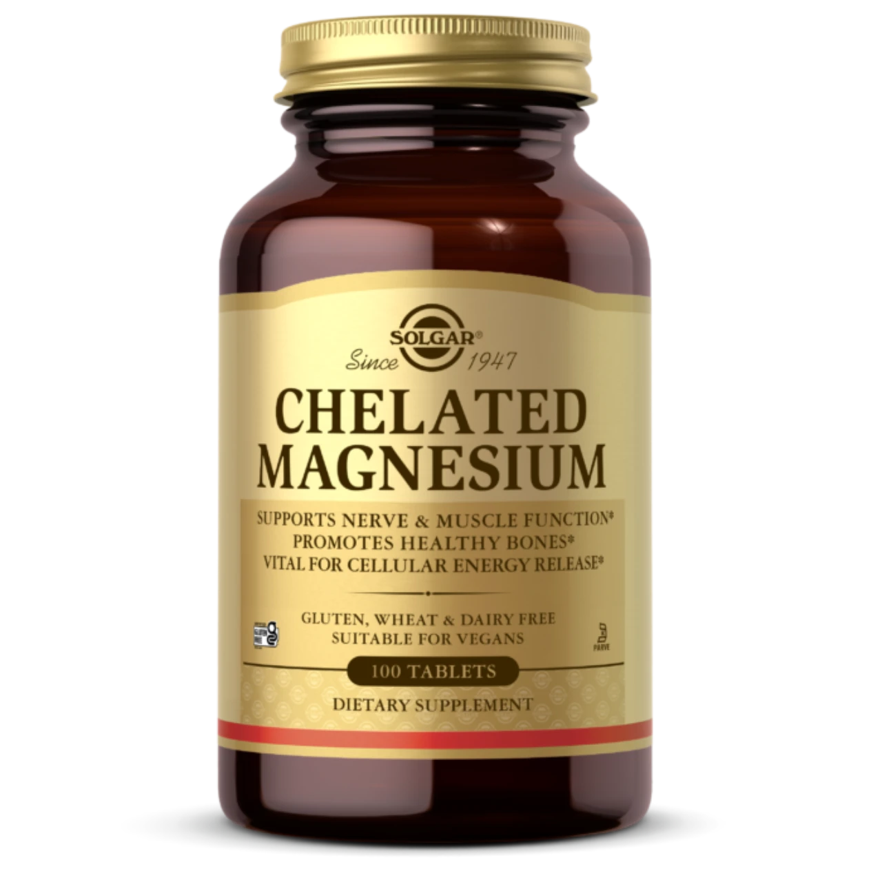 Solgar Chelated Magnesium - Highly Absorbable Magnesium Supplement