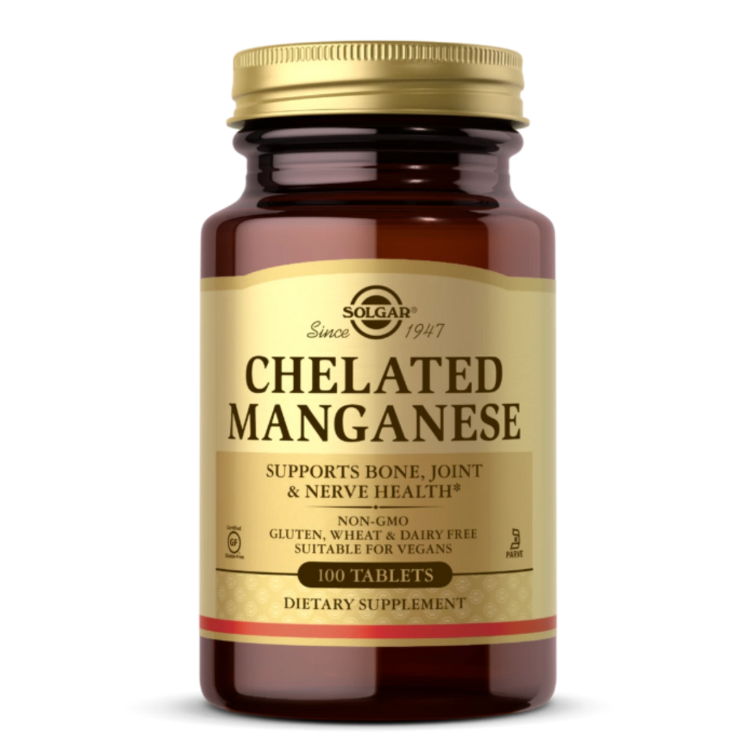 Solgar Chelated Manganese Supplement for Bone and Joint Health