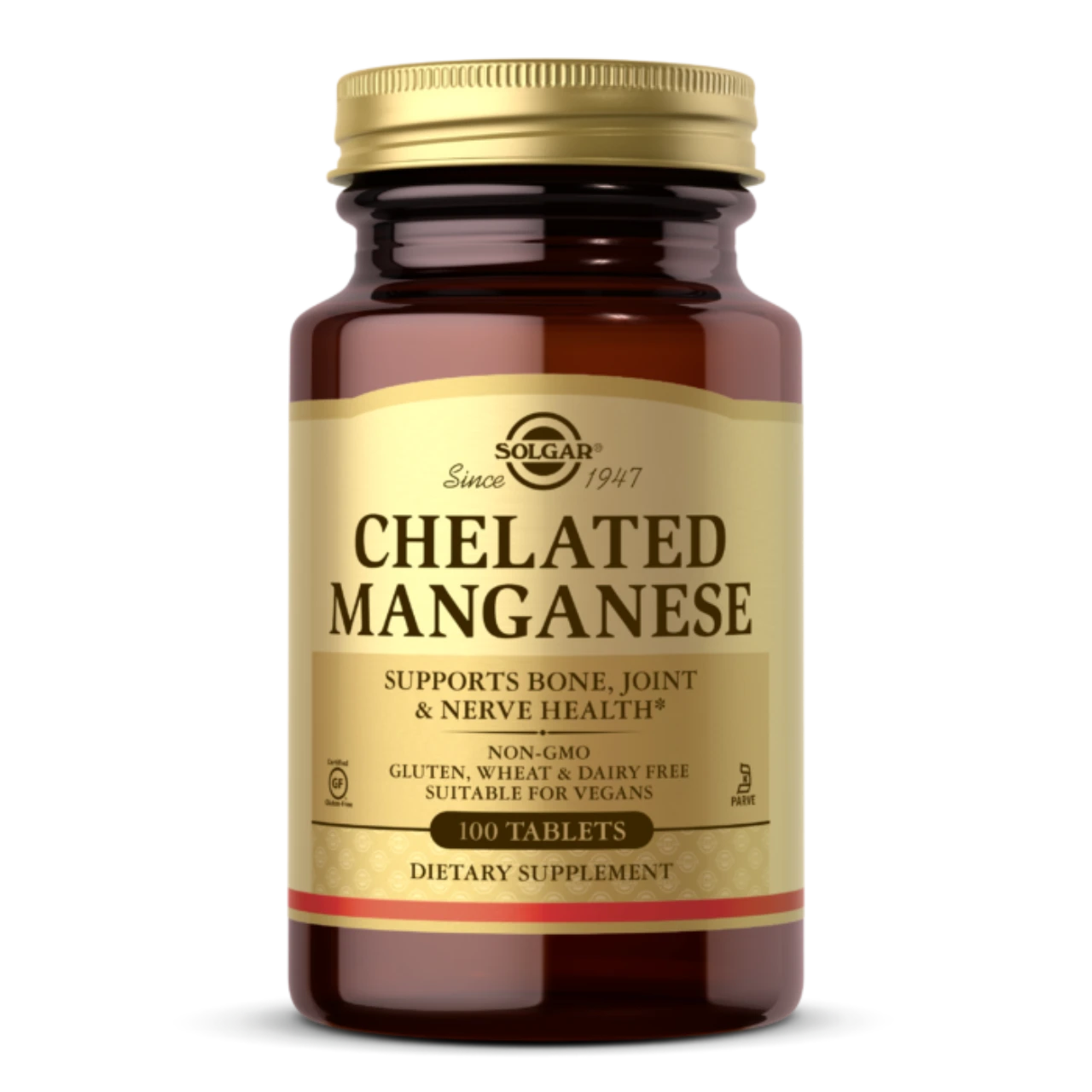 Solgar Chelated Manganese Supplement for Bone and Joint Health