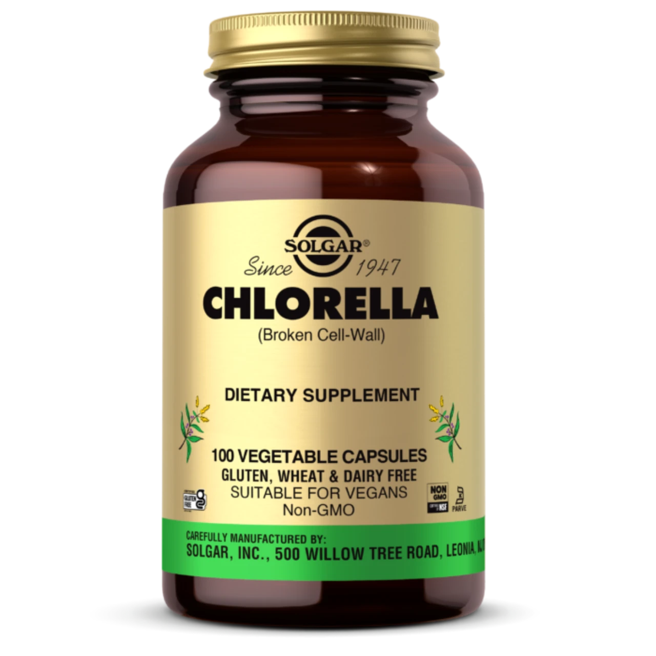 Solgar Chlorella 520 mg Supplement - Freshwater Algae