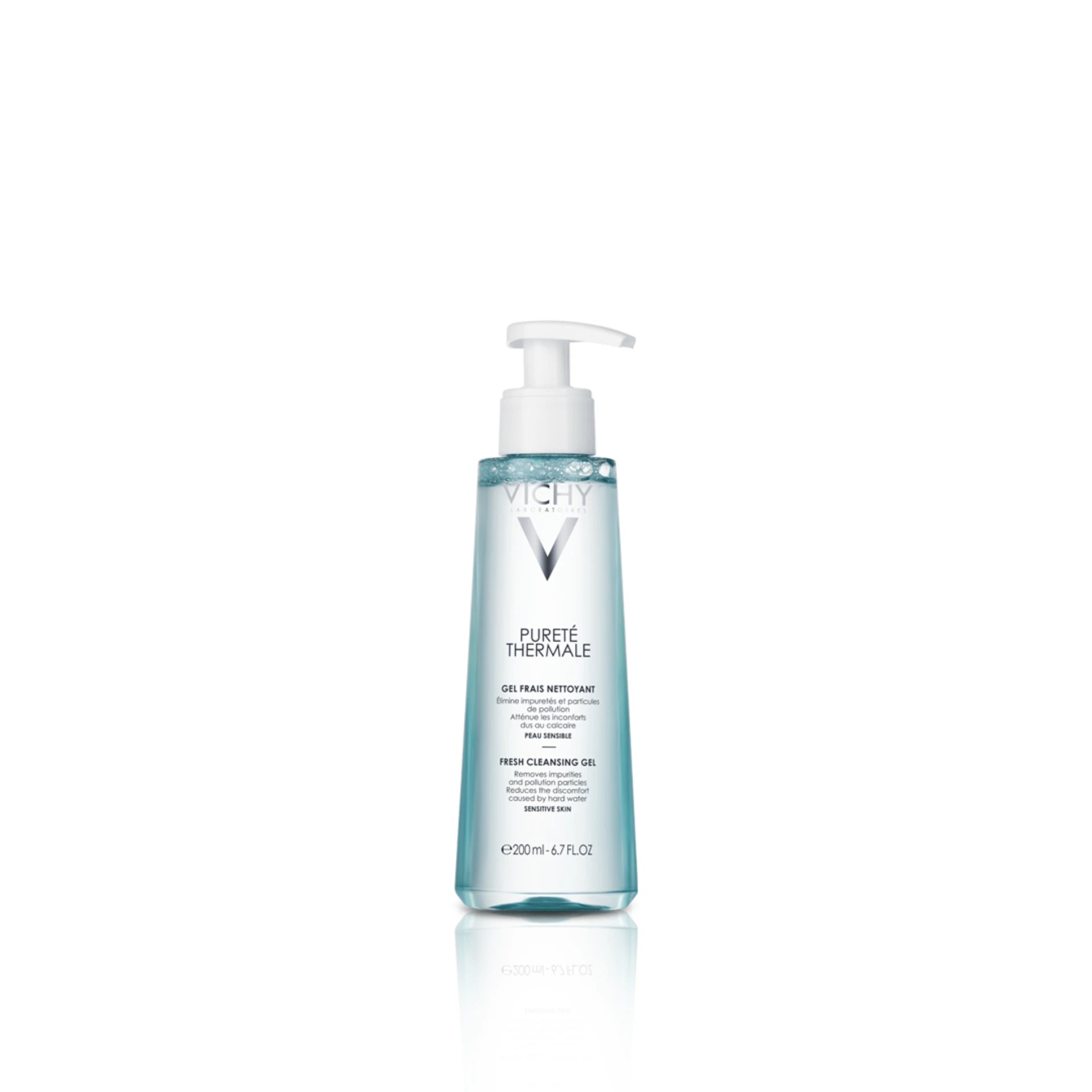 Vichy Pureté Thermale Fresh Cleansing Gel - Gentle cleanser for all skin types.