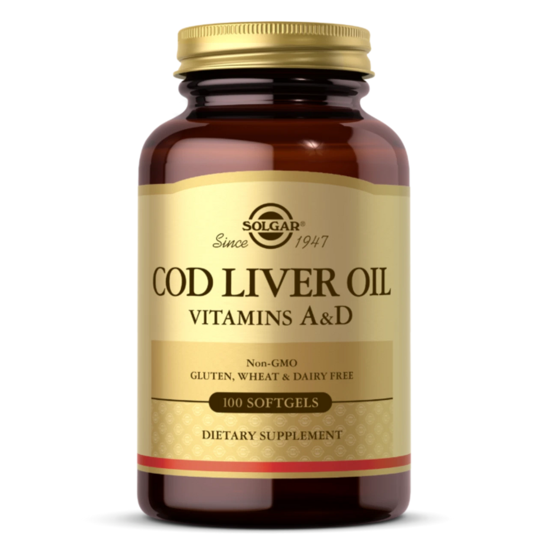  Solgar Cod Liver Oil supplement bottle